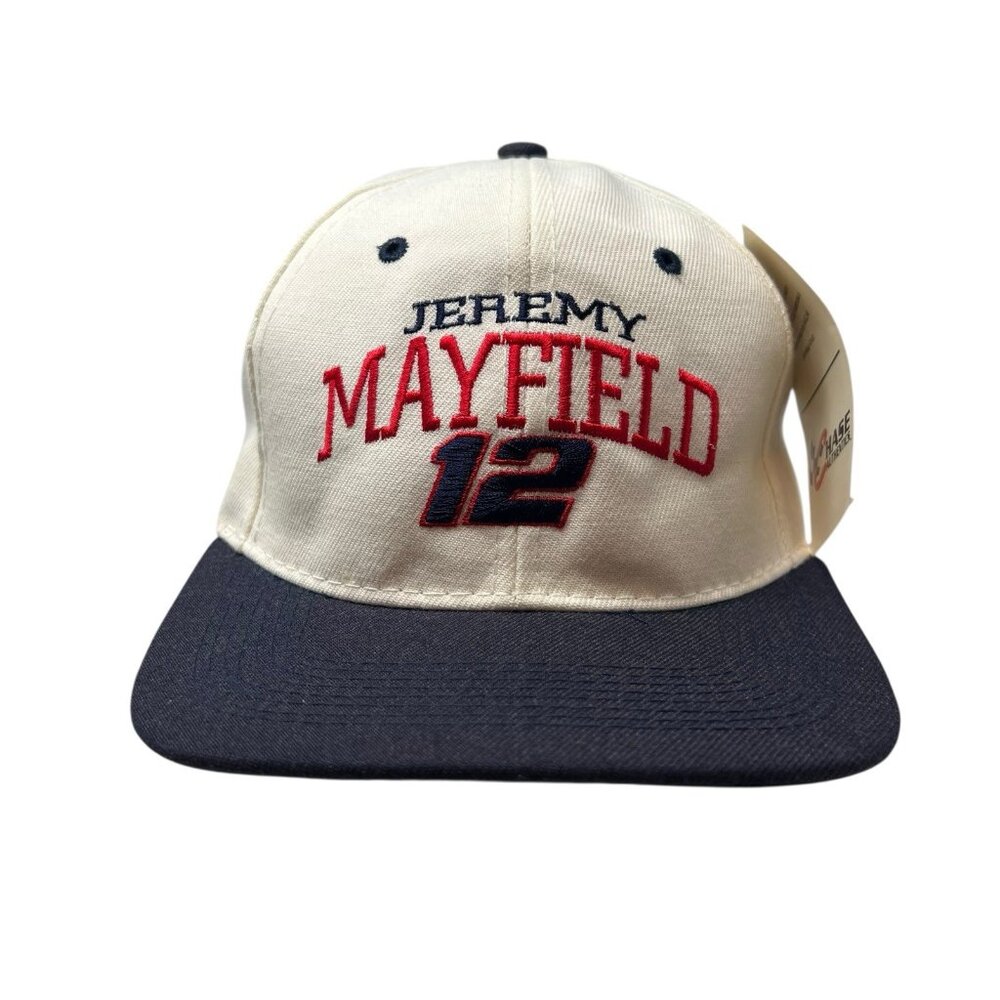 Jeremy Mayfield #12 NASCAR Racing Vintage Snapback Hat Cap Dad Deadstock Wool
